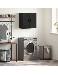 Mobiletto a muro Rovere Nero 60 x 31 x 60 cm Legno multistrato 2