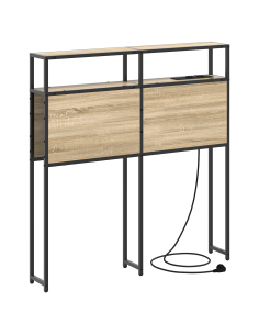 Testata contenitore rovere sonoma 80 cm Legno multistrato