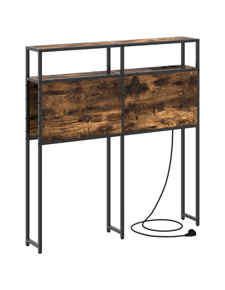 Testata contenitore Rovere fumo 80 cm Legno multistrato