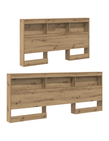 Testata contenitore Rovere artigianale 135 cm Legno multistrato