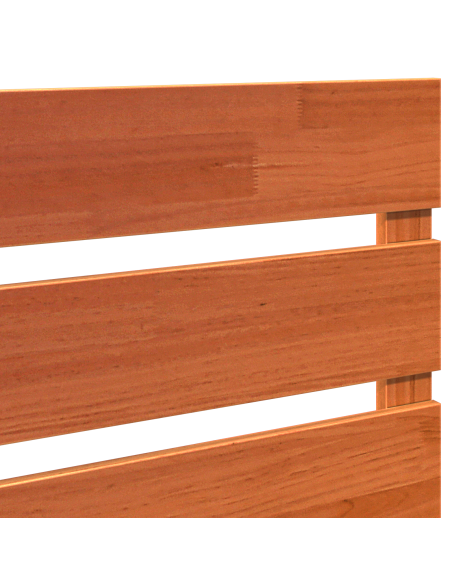 Testiera Cera marrone 200.5 x 3 x 80 cm Legno di pino massello