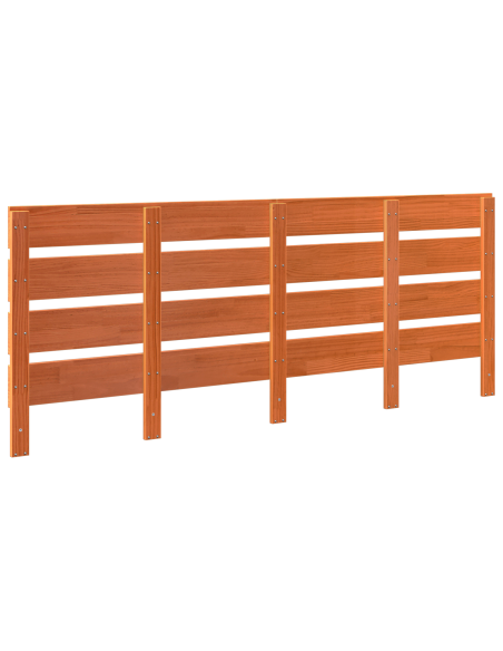 Testiera Marrone cerato 200,5 x 3 x 80 cm Pino massello