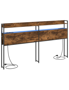 Testata contenitore Rovere fumo 200 cm Legno multistrato 2