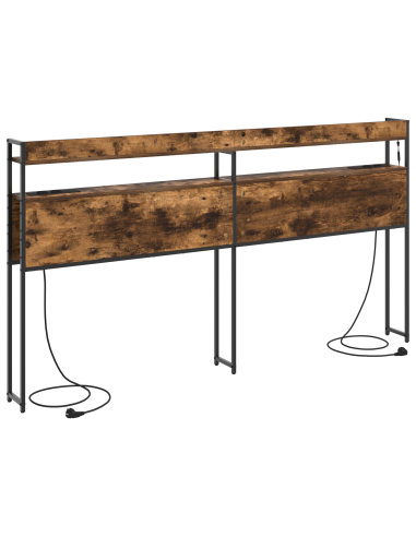 Testata contenitore Rovere fumo 200 cm Legno multistrato