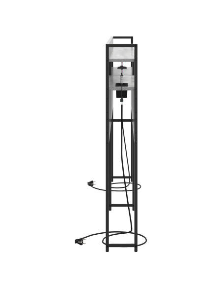 Testata contenitore Grigio sonoma 200 cm Legno multistrato