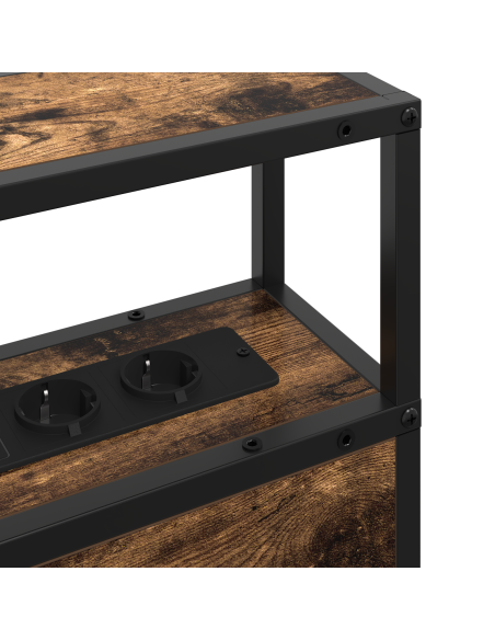 Testata contenitore Rovere fumo 80 cm Legno multistrato
