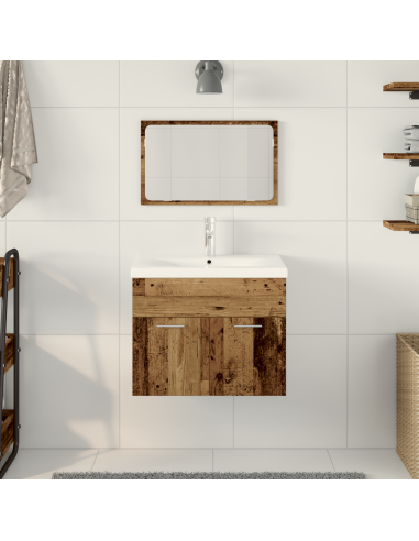 Set di mobili per il bagno Montaggio a parete Legno multistrato