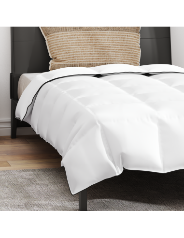Duvet Estivo con cuscino 2 pcs Bianco Piuma d'anatra