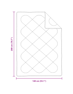 Duvet per Tutte le Stagioni con cuscino 2 pcs Bianco Microfibra