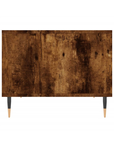 Tavolino da Salotto Rovere Fumo 60x50x40 cm Legno Multistrato