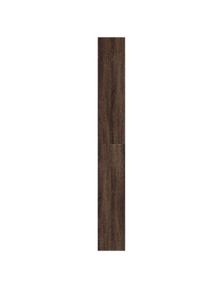 Scarpiera Rovere Marrone 60x21x163,5 cm in Legno Multistrato