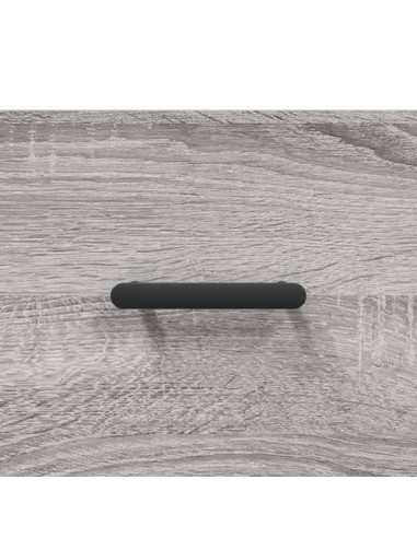 Comodino Grigio Sonoma 40x35x47,5 cm in Legno Multistrato