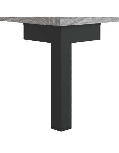 Comodino Grigio Sonoma 40x40x66 cm in Legno Multistrato