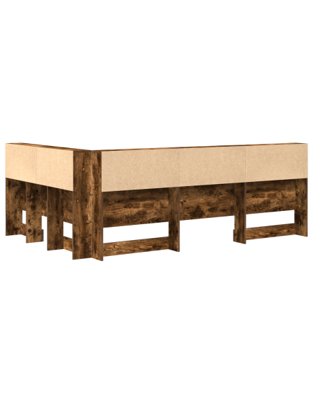 Testata contenitore Rovere fumo 120 cm Legno multistrato
