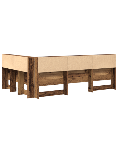 Testata contenitore Legno vecchio 120 cm Legno multistrato
