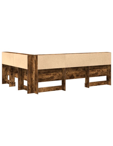 Testata contenitore Rovere fumo 140 cm Legno multistrato