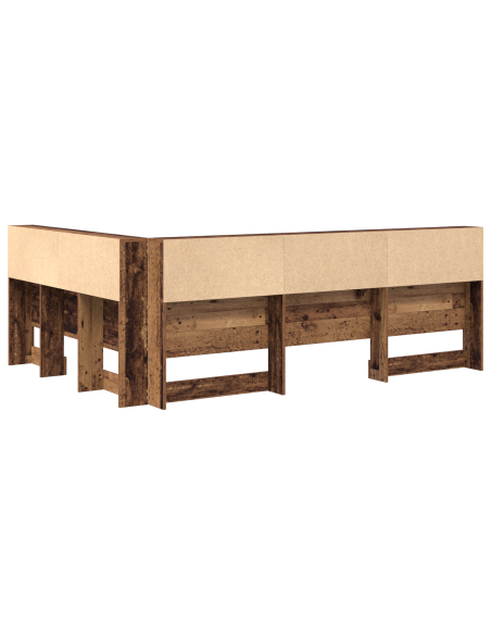 Testata contenitore Legno vecchio 140 cm Legno multistrato