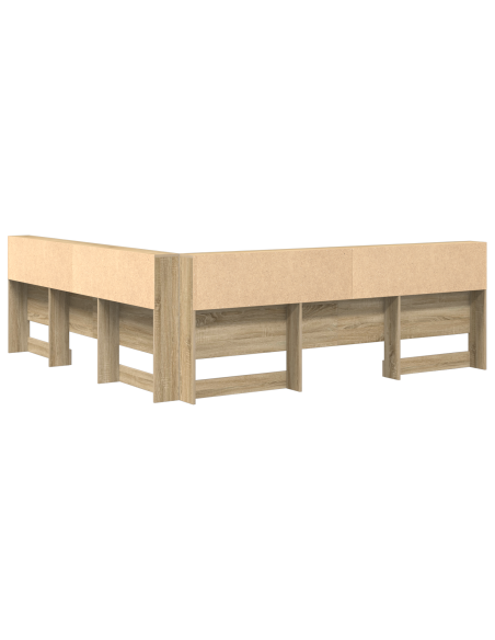 Testata contenitore rovere sonoma 180 cm Legno multistrato