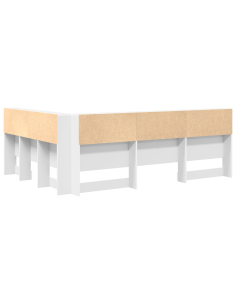 Testata contenitore Bianco 140 cm Legno multistrato