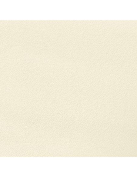 Testiera ad Orecchio Crema 93x23x118/128 cm in Similpelle