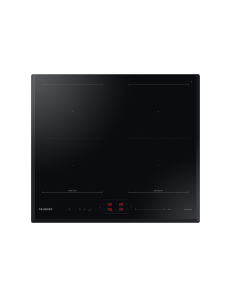 Samsung NZ64B5066KK Piano cottura a induzione 60cm Slim Fit Doppia Flex Zone 4 zone cottura Limitatore di potenza WiFi
