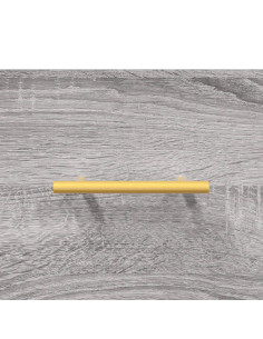 Credenza Grigio Sonoma 69,5x34x180 cm in Legno Multistrato