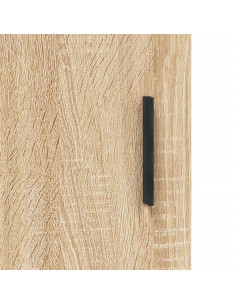 Credenza Rovere Sonoma 69,5x34x180 cm in Legno Multistrato