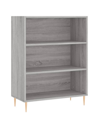 Credenza Grigio Sonoma 69,5x34x180 cm in Legno Multistrato