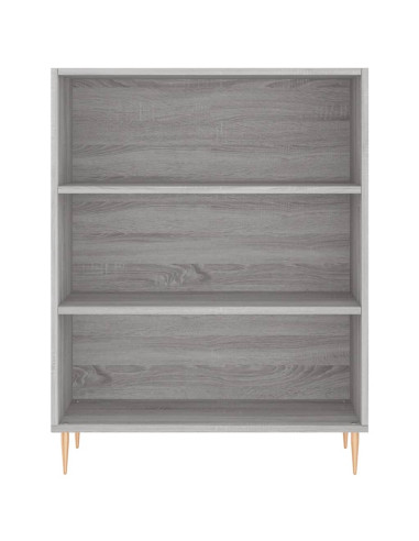 Credenza Grigio Sonoma 69,5x34x180 cm in Legno Multistrato