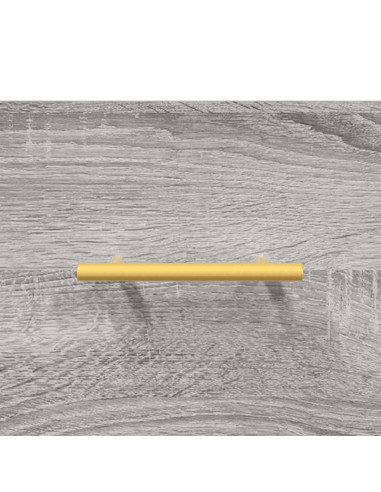 Credenza Grigio Sonoma 69,5x34x180 cm in Legno Multistrato