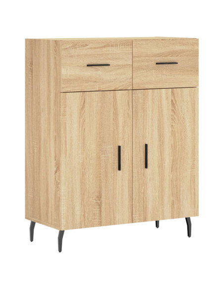 Credenza Rovere Sonoma 69,5x34x180 cm in Legno Multistrato
