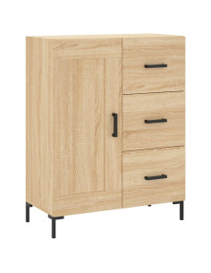 Credenza Rovere Sonoma 69,5x34x180 cm in Legno Multistrato 2