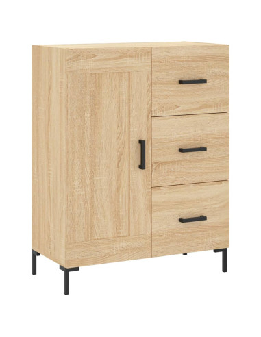 Credenza Rovere Sonoma 69,5x34x180 cm in Legno Multistrato