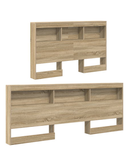 Testata contenitore rovere sonoma 120 cm Legno multistrato