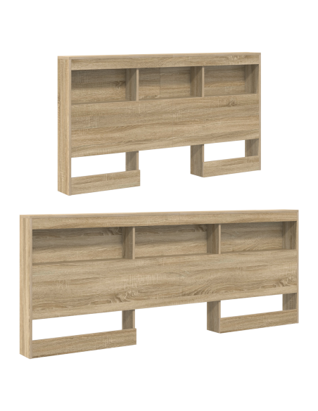 Testata contenitore rovere sonoma 140 cm Legno multistrato
