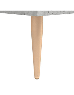 Credenza Grigio Cemento 69,5x34x180 cm in Legno Multistrato