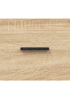 Credenza Rovere Sonoma 69,5x34x180 cm in Legno Multistrato