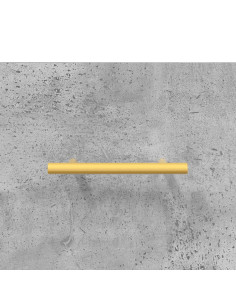 Credenza Grigio Cemento 69,5x34x180 cm in Legno Multistrato