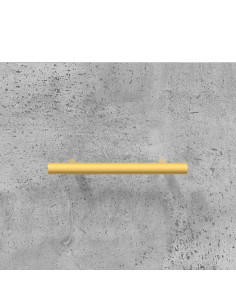 Credenza Grigio Cemento 69,5x34x180 cm in Legno Multistrato