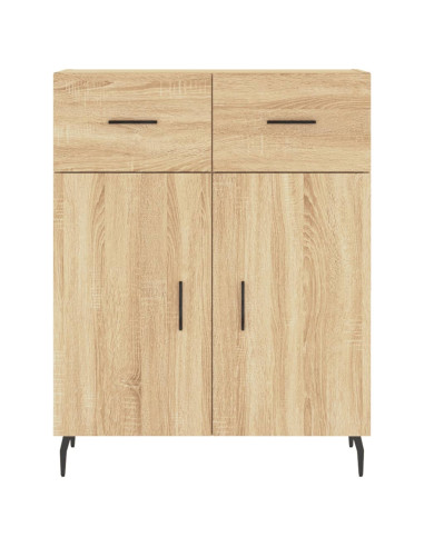 Credenza Rovere Sonoma 69,5x34x180 cm in Legno Multistrato