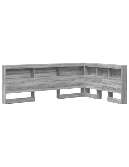 Testata contenitore Grigio sonoma 120 cm Legno multistrato