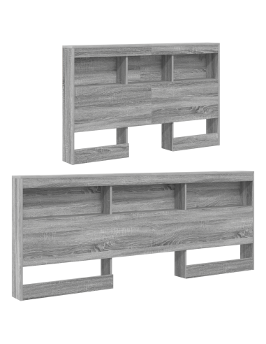 Testata contenitore Grigio Sonoma 120 cm Legno multistrato