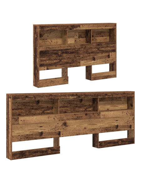 Testata contenitore Legno vecchio 120 cm Legno multistrato