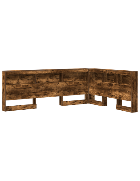 Testata contenitore Rovere fumo 140 cm Legno multistrato