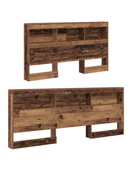Testata contenitore Legno vecchio 140 cm Legno multistrato