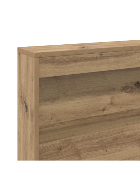 Testata contenitore rovere artigianale 140 cm Melamina