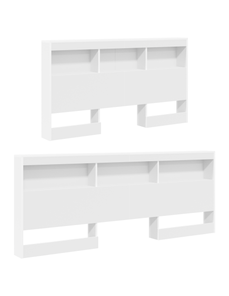 Testata contenitore Bianco 150 cm Legno multistrato
