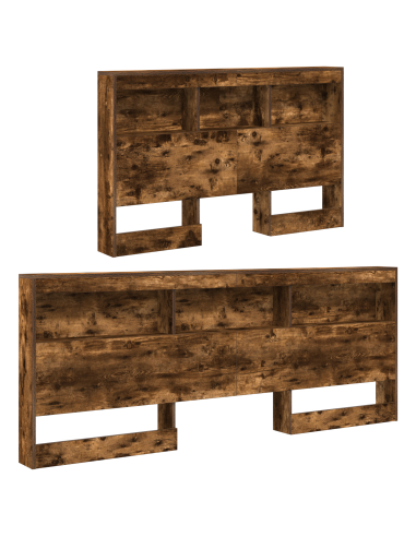 Testata contenitore Rovere fumé 120 cm Legno multistrato