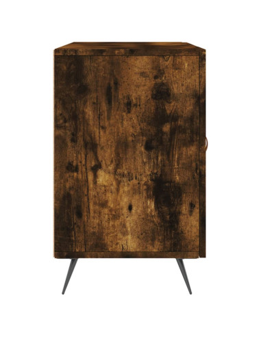 Credenza Rovere Fumo 100x36x60 cm in Legno Multistrato