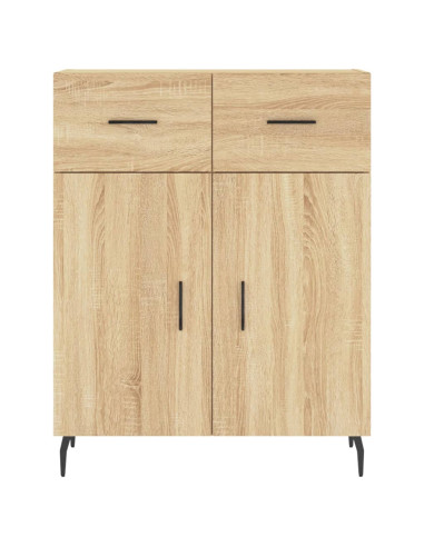 Credenza Rovere Sonoma 69,5x34x180 cm in Legno Multistrato